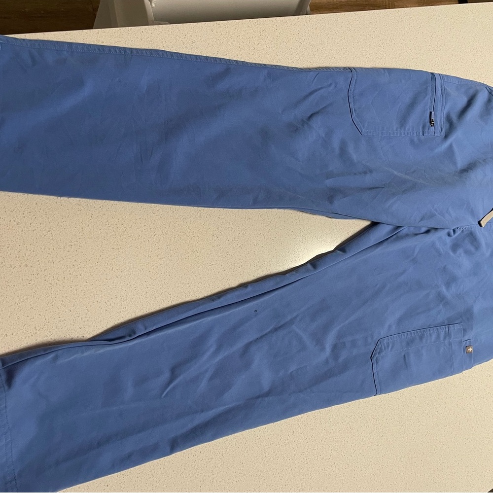 Figs Ceil Blue Yola Skinny Scrub Pants